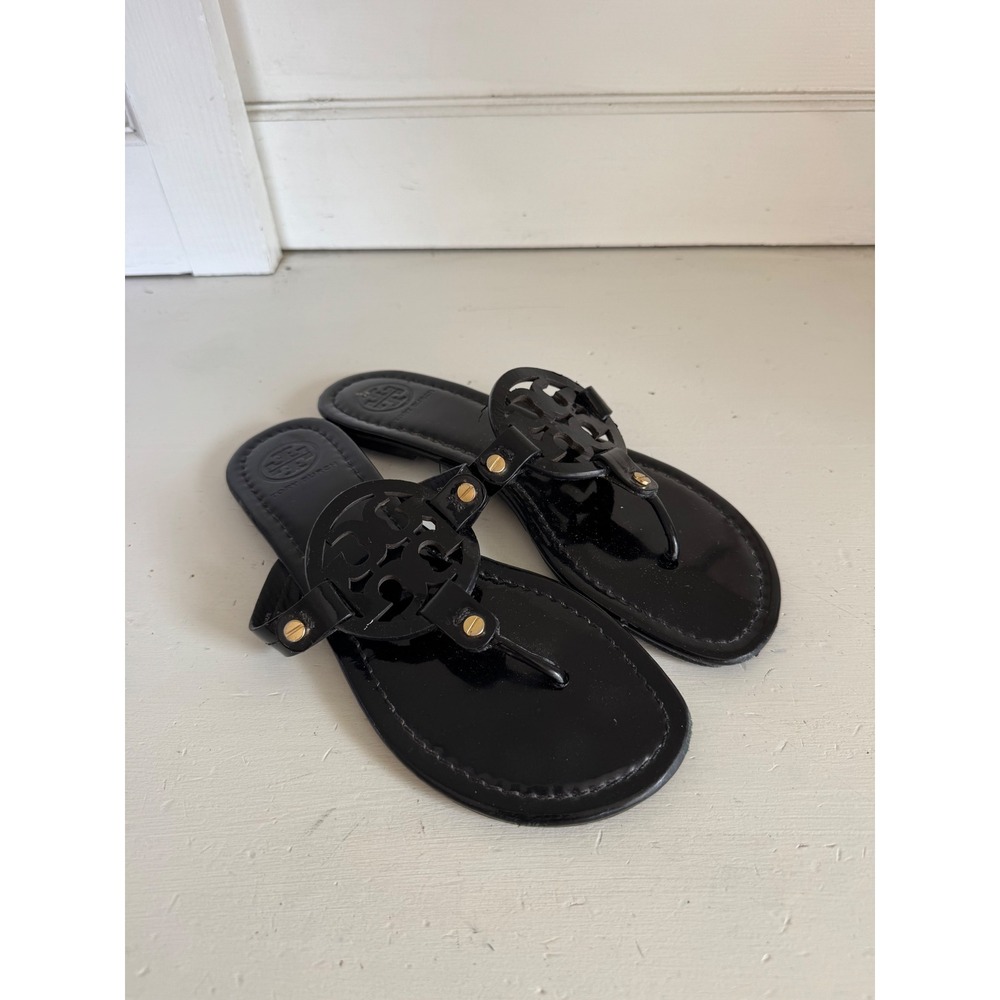 Tory Burch Miller black sandals size 8